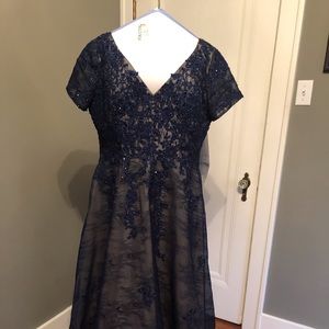 Said Fifth Avenue beaded full-length gown